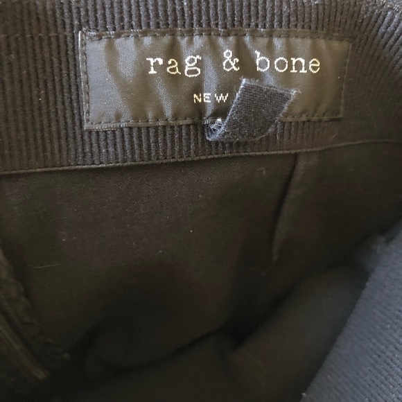 Rag & Bone Black Stretch Slim Straight Pants Size 2 - Picture 6 of 9